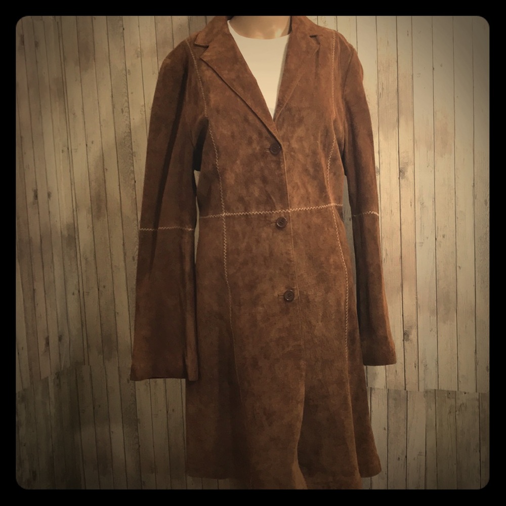Uniform John Paul Richard leather coat 🧥 size 10